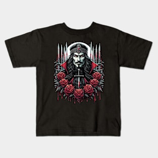 Vlad the Impaler Legacy T-Shirt - Dracula's Dark Descent Edition Kids T-Shirt